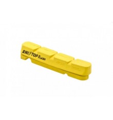 Patin SHIMANO de frein Swisstop Carbon Flash jaune