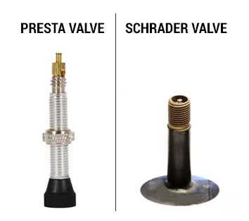 schrader and presta valve