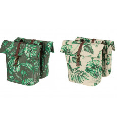 BASIL EVER GREEN Double Pannier Bike Bag 28-32 L