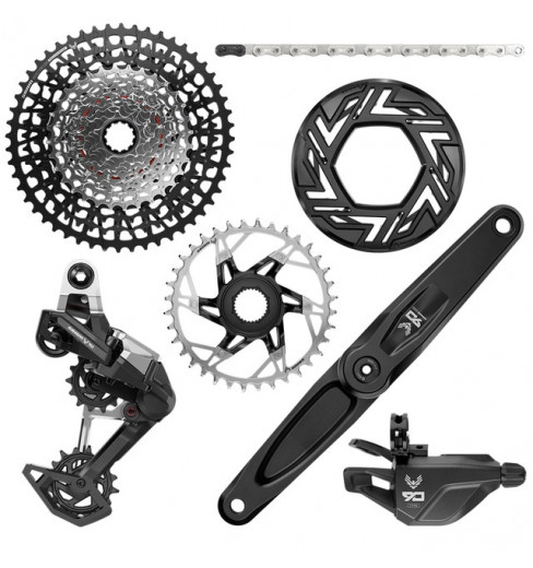 SRAM groupe Eagle 90 Transmission mécanique E-MTB BOSCH T-Type 36 Dents Clip-On Cassette 10 / 52