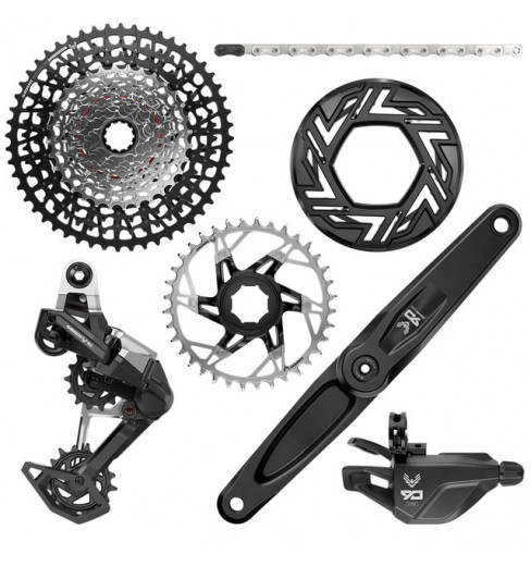 SRAM groupe E-MTB Eagle 90 SRAM / BROSE T-Type 36 Dents Clip-On Cassette 10 / 52