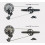SRAM groupe E-MTB Eagle 90 SRAM / BROSE T-Type 36 Dents Clip-On Cassette 10 / 52