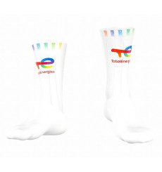 Team Total Energies chaussettes vélo 2025