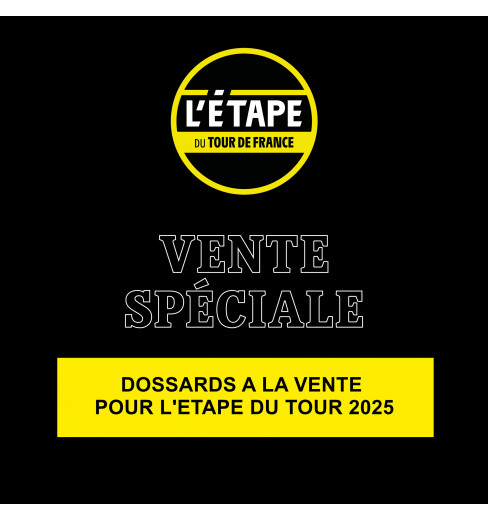 2025 TOUR DE FRANCE STAGE BIB REGISTRATION