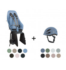 Pack Urban IKI avec casque enfant + siège bébé arrière Ta-ke MIK HD