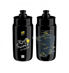 ELITE Fly Teams Tour de France black waterbottle 2025 - 550 ml