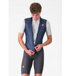 CASTELLI gilet vélo coupe vent Aria - Belgian blue