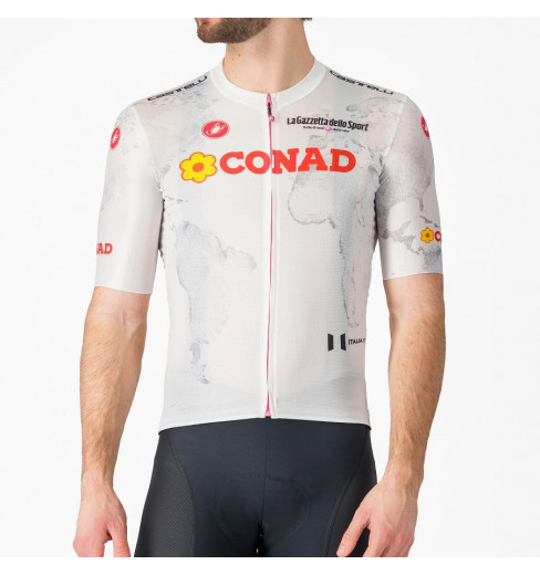 GIRO D'ITALIA GIRO108 Classification short sleeve cycling jersey - White