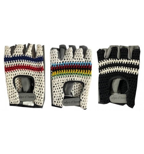 ALPE D'HUEZ Critérium crochet cycling gloves 2025