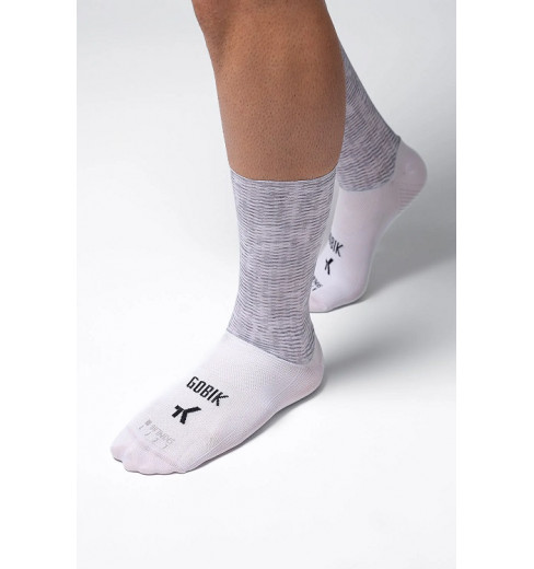 GOBIK chaussettes vélo unisexes Vortex 2.0 Alloy