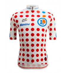 SANTINI Tour de France Replica polkat-dots jersey 2025