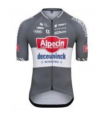 ALPECIN-DECEUNINCK gray men's short-sleeved jersey - 2025