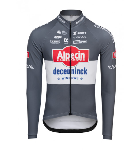 ALPECIN-DECEUNINCK maillot manches longues homme gris 2025