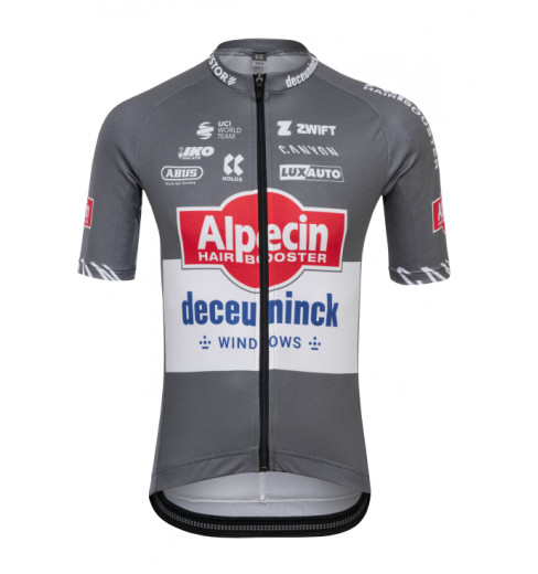 ALPECIN-DECEUNINCK maillot manches courtes enfant gris 2025