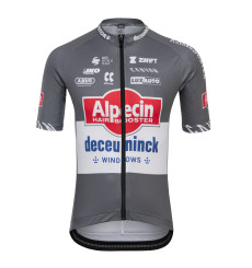 ALPECIN-DECEUNINCK maillot manches courtes enfant gris 2025