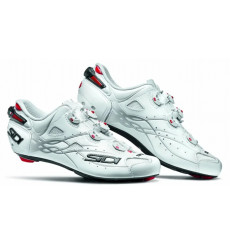 SIDI Shot Carbon matt white road cycling shoes