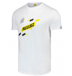 Tour de France 2025 Parcours white t-shirt