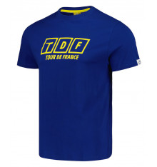 TOUR DE FRANCE t-shirt homme graphique slogan Bleu TDF - 2025