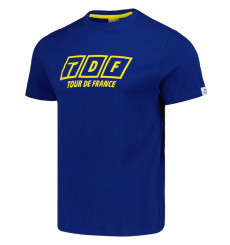TOUR DE FRANCE t-shirt homme graphique slogan Bleu TDF - 2025