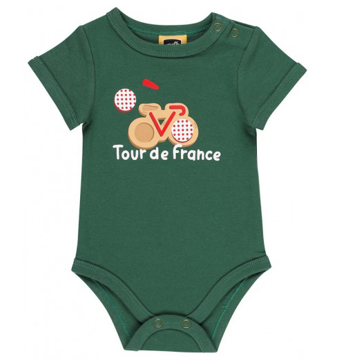 TOUR DE FRANCE official green baby bodysuit