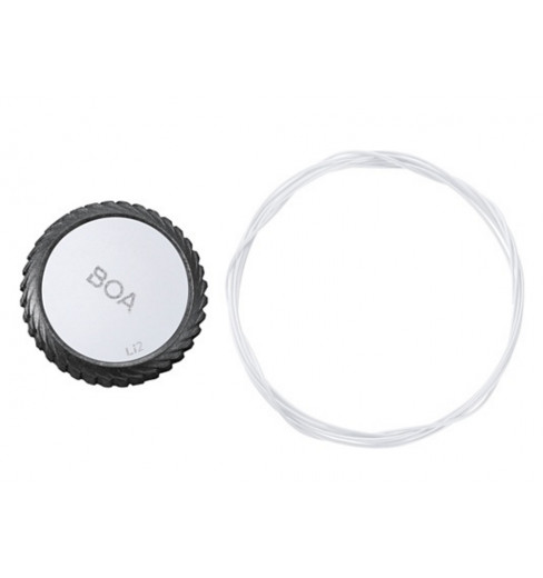 SHIMANO kit boucle  BOA Li2 2 cadrans blanc - droit
