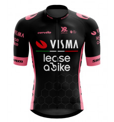 TEAM VISMA-LEASE A BIKE Giro d'Italia Victory short-sleeved cycling jersey - 2025