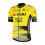 TEAM VISMA-LEASE A BIKE maillot vélo manches courtes Replica Jaune Delux  2025