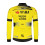 TEAM VISMA-LEASE A BIKE maillot velo manches longues Delux jaune 2025