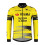 TEAM VISMA-LEASE A BIKE maillot velo manches longues Delux jaune 2025