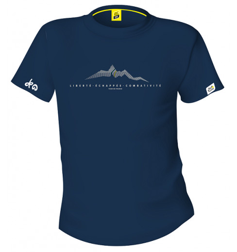 TOUR DE FRANCE t-shirt homme graphique - Bleu Mountain 2025