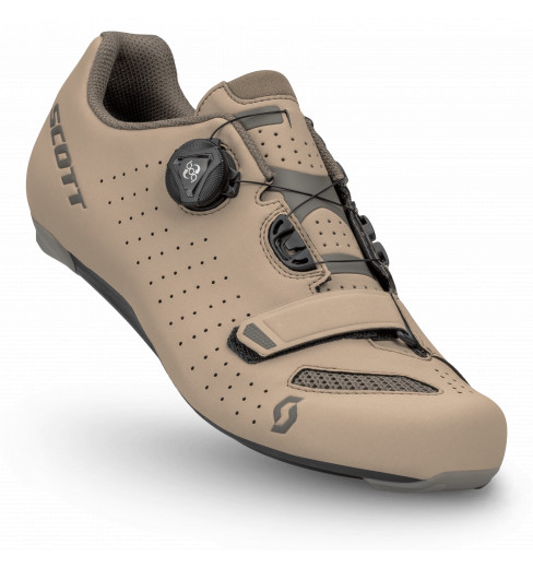 SCOTT Comp Boa road cycling shoes - Beige / brown 2026