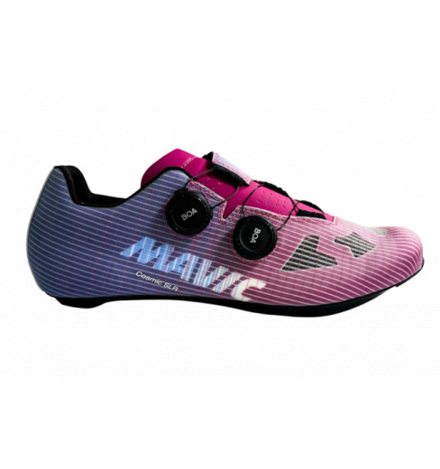 MAVIC chaussures v&eacute;lo route Cosmic SLR 2025 - Bleu-rouge fuchsia
