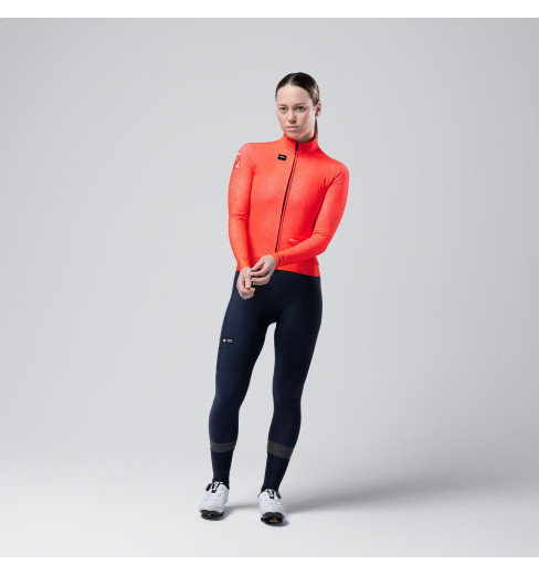 GOBIK maillot vélo manches longues femme HYDER VERMILLON 2025