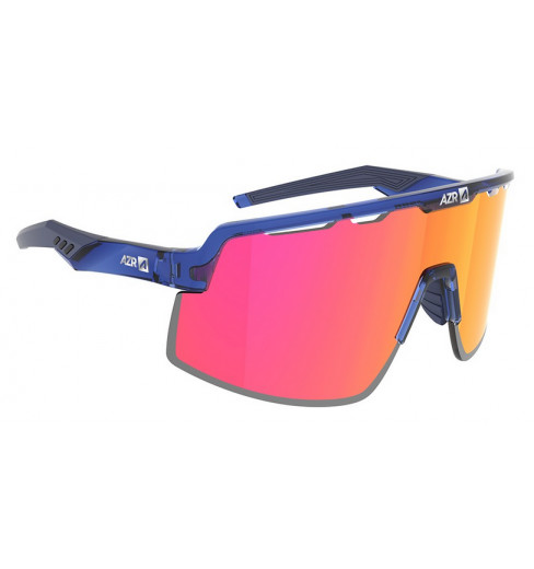 AZR Speed RX cycling glasses - Blue crystal varnished blue