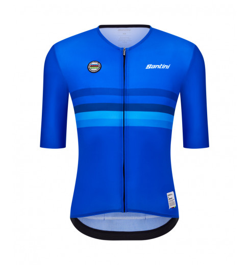 SANTINI UCI World Champion short-sleeve cycling jersey – Italy National Line
