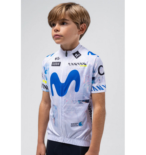 GOBIK MOVISTAR Rocket Kids&rsquo; cycling jersey - 2026