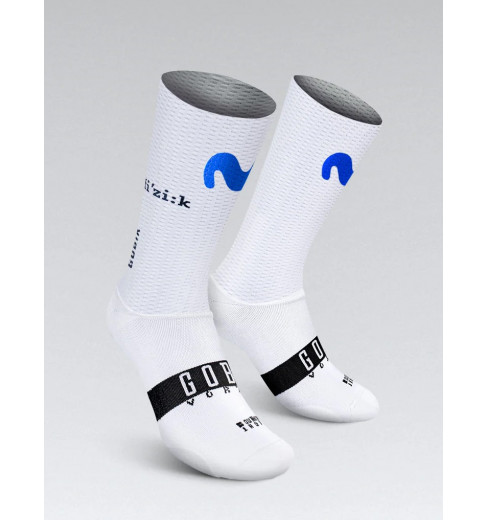 GOBIK MOVISTAR chaussettes v&eacute;lo unisexes VORTEX 2.0 - 2026 