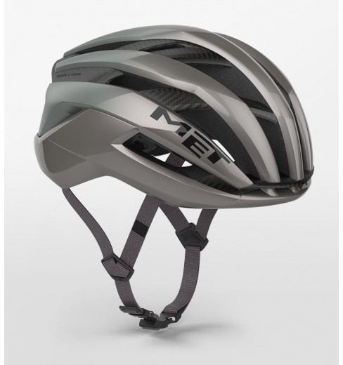 MET casque v&eacute;lo de route TRENTA 3K CARBON MIPS - Opal gray brillant