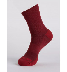 SPECIALIZED Soft Air Mid summer cycling socks - Garnet Red