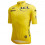 SANTINI maillot vélo manches courtes Tour de France Replica  Leader - Jaune 2025