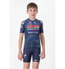 SOUDAL QUICK-STEP Aero kid short-sleeved cycling jersey - 2026