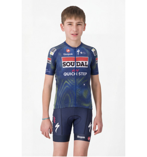 SOUDAL QUICK-STEP maillot v&eacute;lo manches courtes Aero kid jersey 2026