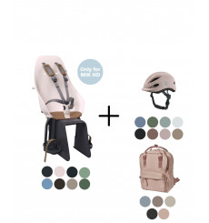 Pack Urban IKI avec si&egrave;ge b&eacute;b&eacute; arri&egrave;re Ta-ke MIK HD + casque enfant + sac &agrave; dos