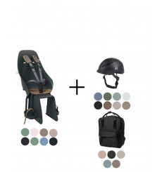 Urban IKI Pack with Ta-ke EASYFIX Rear Child Seat + Kids Helmet + Backpack
