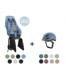 Pack Urban IKI avec casque enfant + siège bébé arrière Ta-ke MIK HD