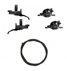 Pair of SHIMANO Deore XT BL-M8200 / BR-M8220 2-piston brakes