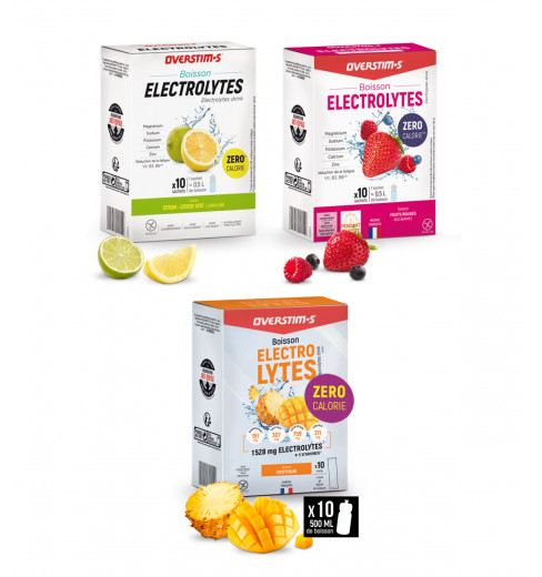 OVERSTIMS Boisson &Eacute;lectrolytes boite de 10 sachets