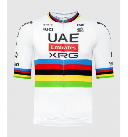 UAE TEAM EMIRATES-XRG maillot velo manches courtes Replica TADEJ POGACAR Champion du Monde 2026