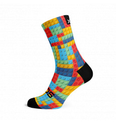 SOX FOOTWEAR Chaussettes v&eacute;lo Crew Blocks