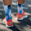 SOX FOOTWEAR Chaussettes vélo Crew Blue Gravel